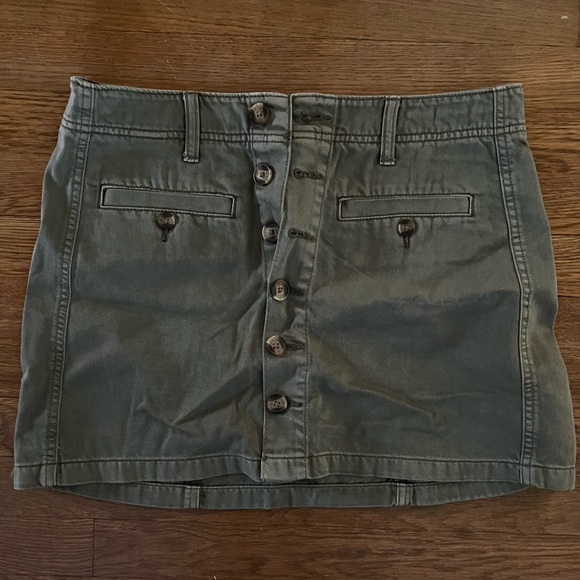 Mercian eagle army green mini skirt - Picture 1 of 2